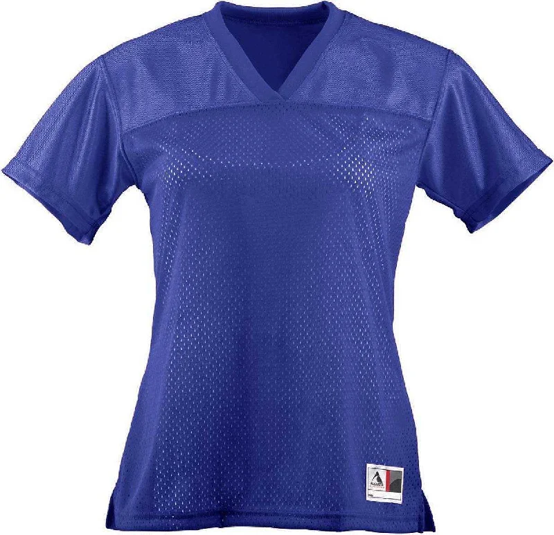 Augusta 250 Ladies Junior Fit Replica Football Tee - Purple