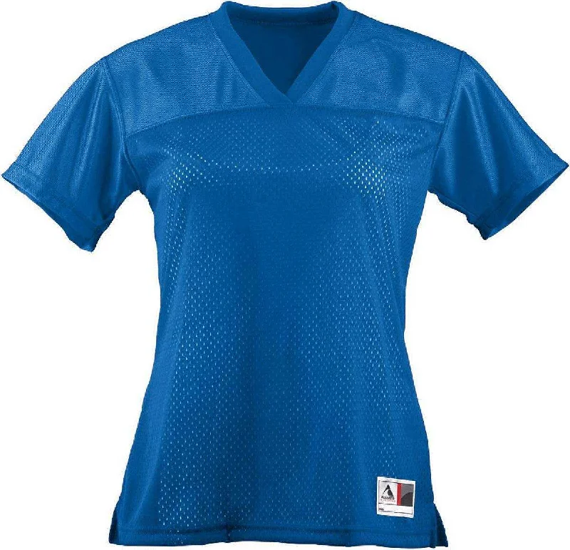 Augusta 250 Ladies Junior Fit Replica Football Tee - Royal