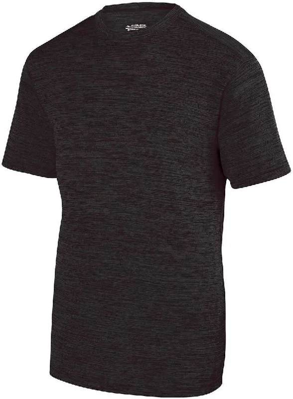 Augusta 2900 Shadow Tonal Heather Training Tee - Black