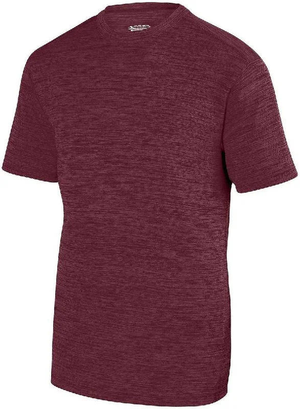 Augusta 2900 Shadow Tonal Heather Training Tee - Maroon