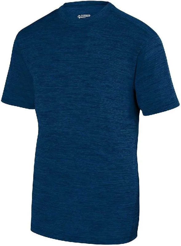 Augusta 2900 Shadow Tonal Heather Training Tee - Navy