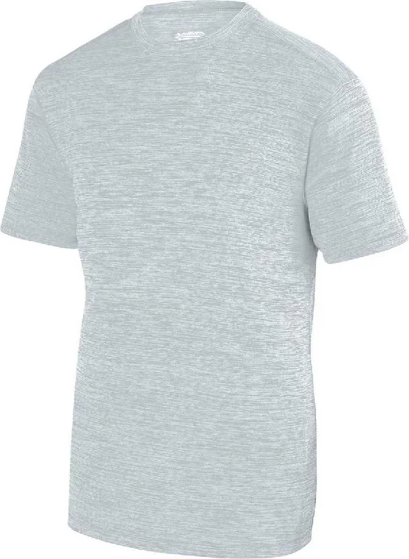 Augusta 2900 Shadow Tonal Heather Training Tee - Silver