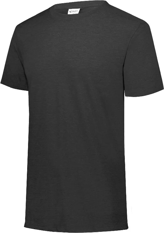 Augusta 3066 Youth Tri-Blend T-Shirt - Black Heather