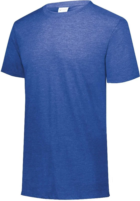 Augusta 3066 Youth Tri-Blend T-Shirt - Royal Heather