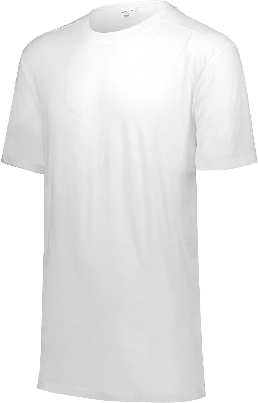 Augusta 3066 Youth Tri-Blend T-Shirt - White