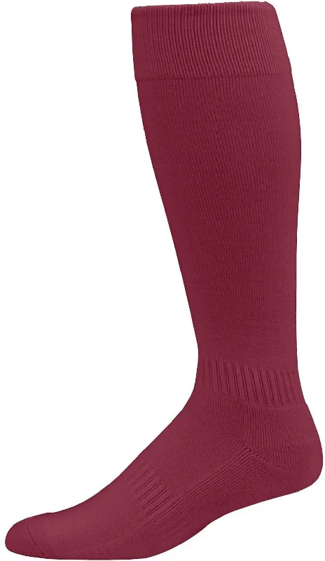 Augusta 6006 Elite Multi-Sport Knee High Socks - Cardinal