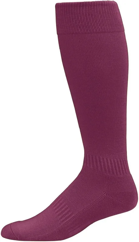 Augusta 6006 Elite Multi-Sport Knee High Socks - Maroon