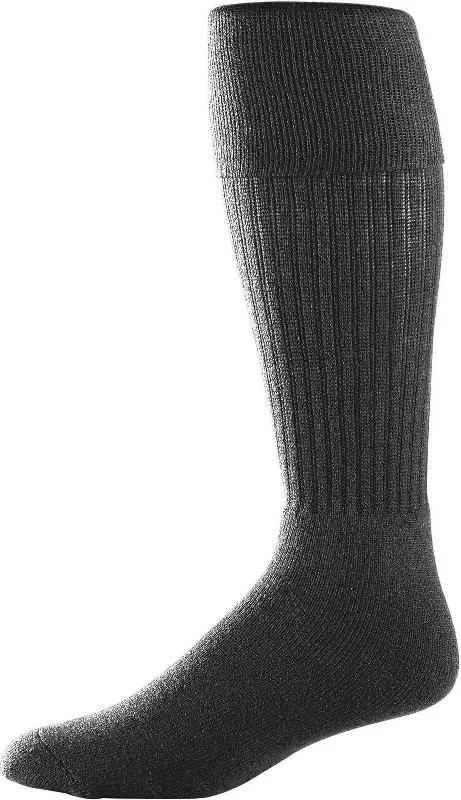 Augusta 6031 Soccer Knee High Socks - Black