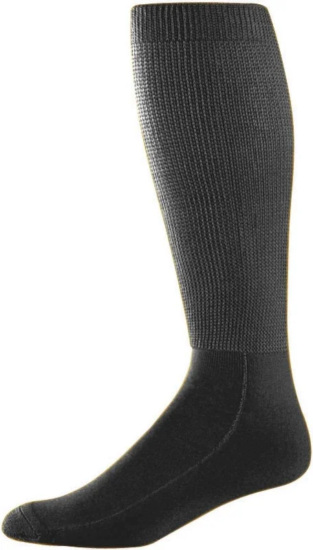 Augusta 6085 Wicking Athletic Knee High Socks - Black