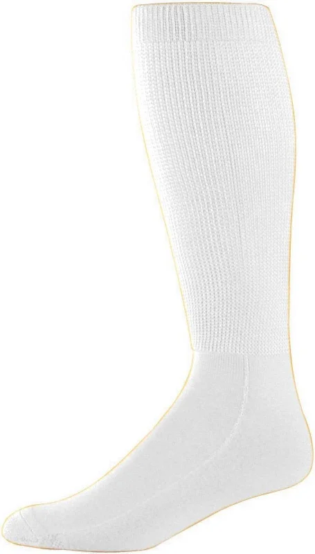 Augusta 6085 Wicking Athletic Knee High Socks - White