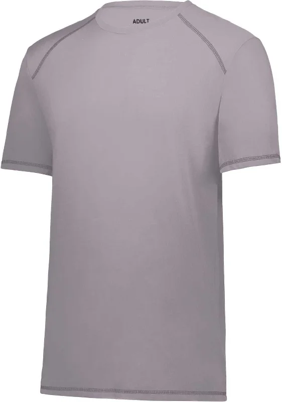 Augusta 6842 Super Soft-Spun Poly Tee - Athletic Grey