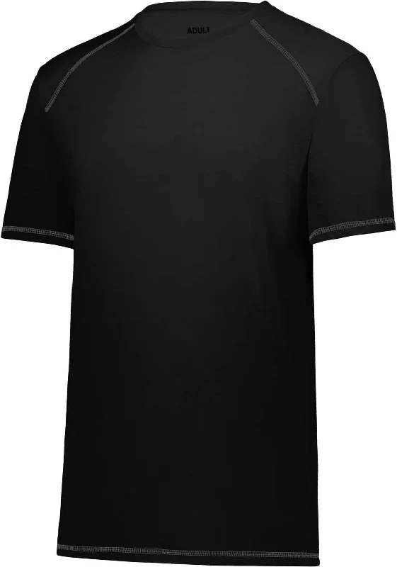 Augusta 6842 Super Soft-Spun Poly Tee - Black