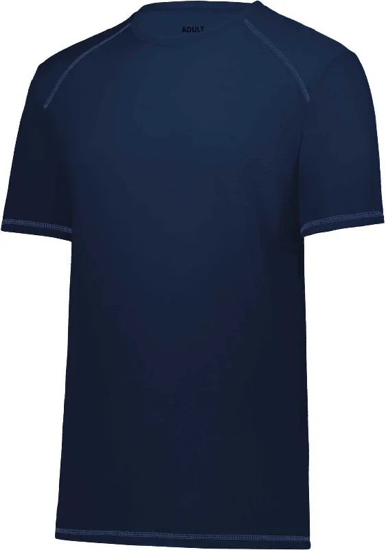 Augusta 6842 Super Soft-Spun Poly Tee - Navy