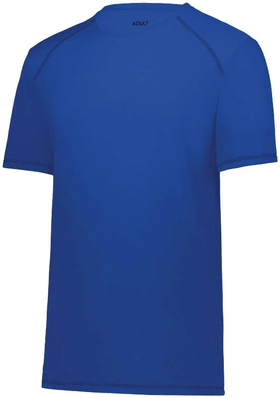 Augusta 6842 Super Soft-Spun Poly Tee - Royal