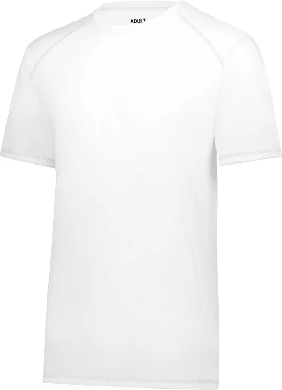 Augusta 6842 Super Soft-Spun Poly Tee - White