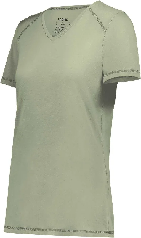 Augusta 6844 Ladies Super Soft-Spun Poly Tee - Celery