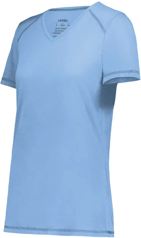 Augusta 6844 Ladies Super Soft-Spun Poly Tee - Lake