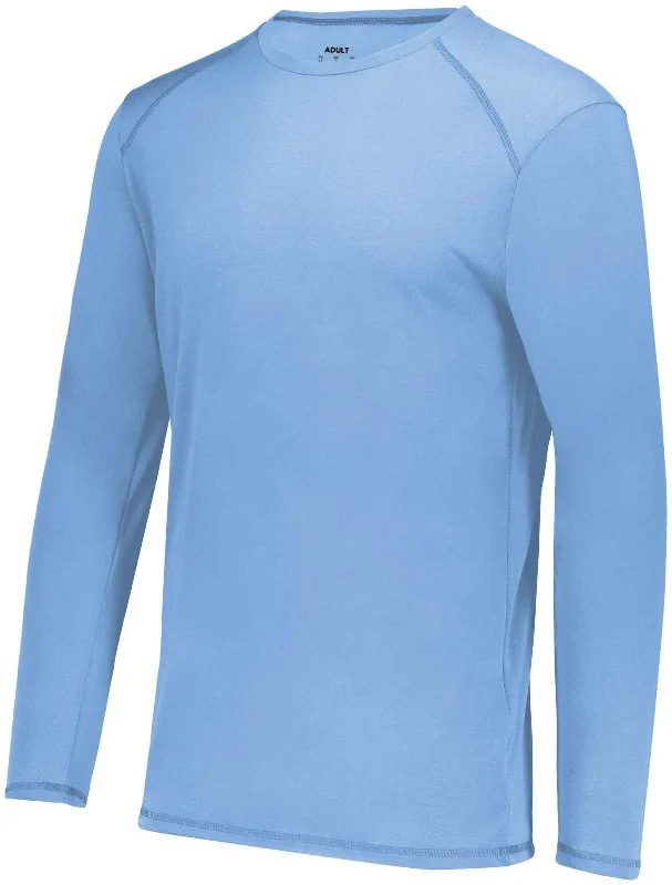 Augusta 6845 Super Soft-Spun Poly Long Sleeve Tee - Lake