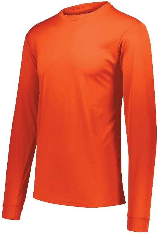 Augusta 788 NexGen Wicking  Long Sleeve Tee - Electric Orange