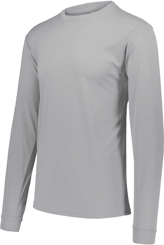 Augusta 788 NexGen Wicking  Long Sleeve Tee - Silver