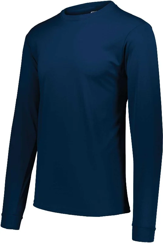 Augusta 789 Youth Wicking Long Sleeve T-Shirt - Black