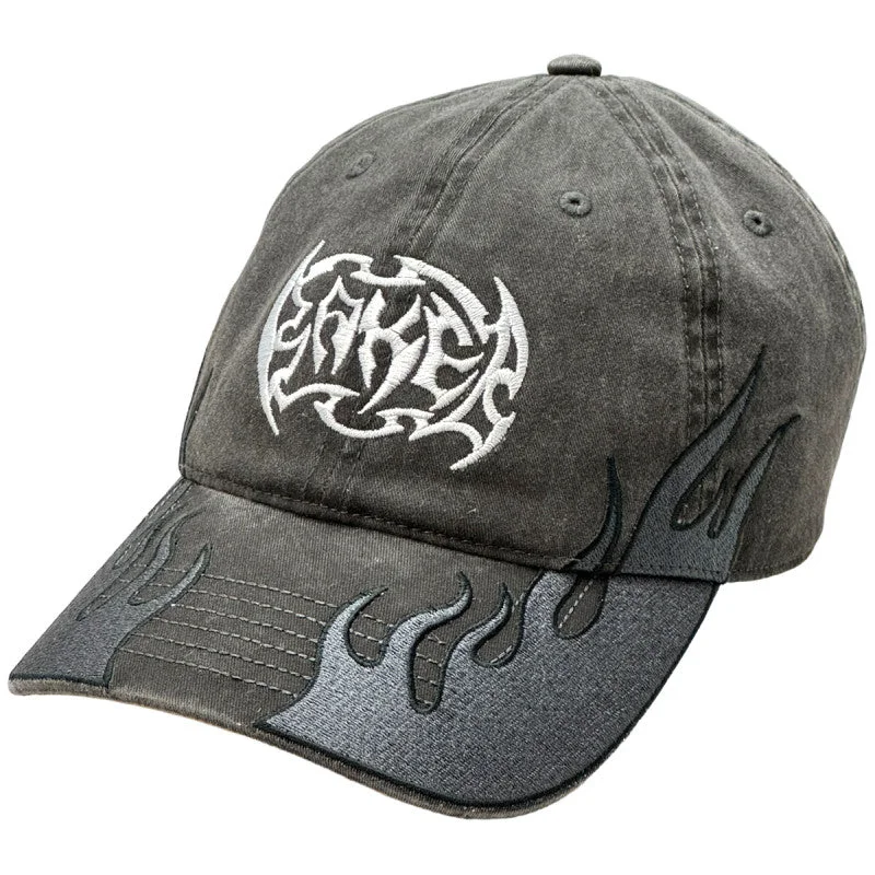 Baker Flames Strapback Cap - Black