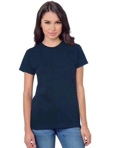 Bayside 3075 Women's Union-Made Basic Tee - Navy