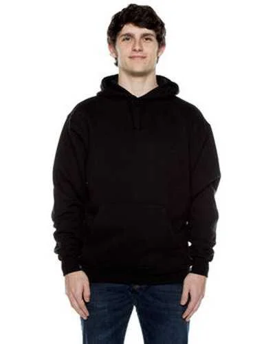 Beimar F102R Unisex 10 oz 80 20 Cotton Poly Exclusive Hooded Sweatshirt - Black