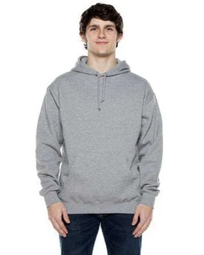 Beimar F102R Unisex 10 oz 80 20 Cotton Poly Exclusive Hooded Sweatshirt - Heather Gray