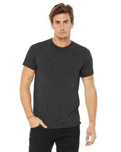 Bella + Canvas 3001U Unisex Made In The USA Jersey T-Shirt - Dark Gray Heather