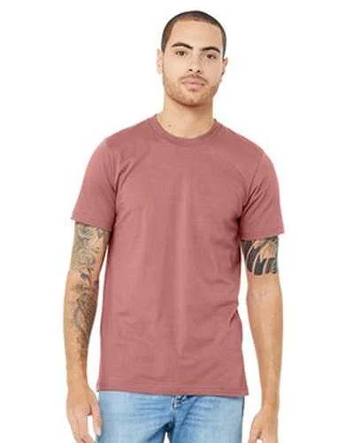 Bella + Canvas 3001U Unisex Made In The USA Jersey T-Shirt - Mauve