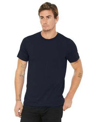 Bella + Canvas 3001U Unisex Made In The USA Jersey T-Shirt - Navy