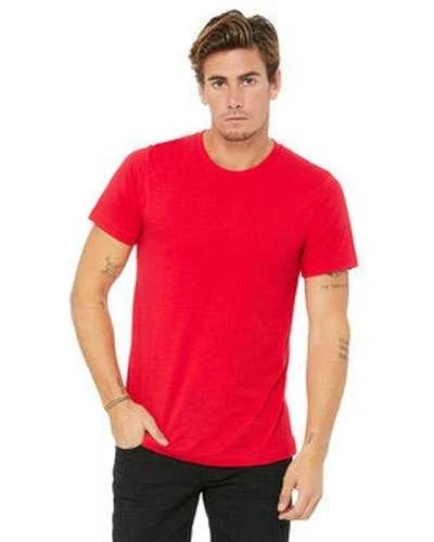 Bella + Canvas 3001U Unisex Made In The USA Jersey T-Shirt - Red