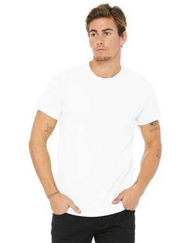 Bella + Canvas 3001U Unisex Made In The USA Jersey T-Shirt - White