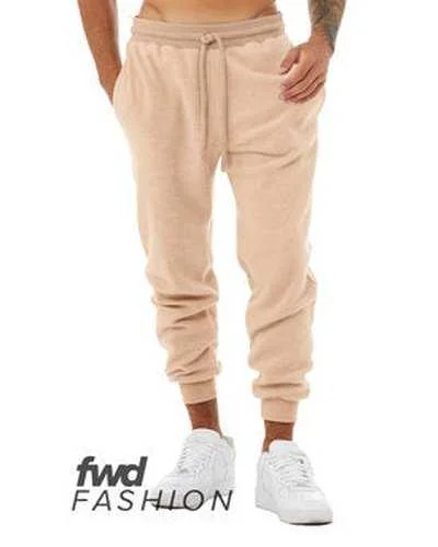 Bella + Canvas 3327C Fwd Fashion Unisex Sueded Fleece Jogger Pant - Heather Oat