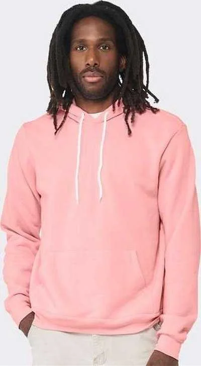 Bella + Canvas 3719 Sponge Fleece Hoodie - Pink