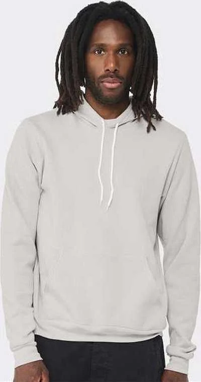 Bella + Canvas 3719 Sponge Fleece Hoodie - Silver