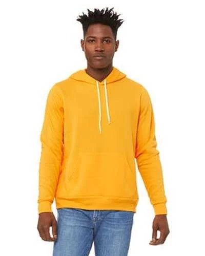 Bella + Canvas 3719 Unisex Sponge Fleece Pullover Hooded Sweatshirt - Gold