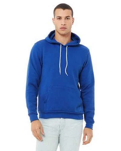 Bella + Canvas 3719 Unisex Sponge Fleece Pullover Hooded Sweatshirt - True Royal