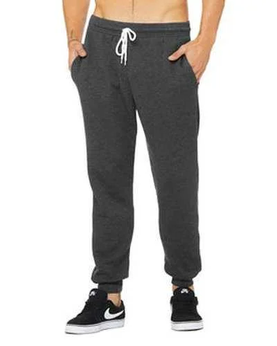 Bella + Canvas 3727 Unisex Jogger Sweatpant - Dark Gray Heather