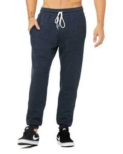 Bella + Canvas 3727 Unisex Jogger Sweatpant - Heather Navy