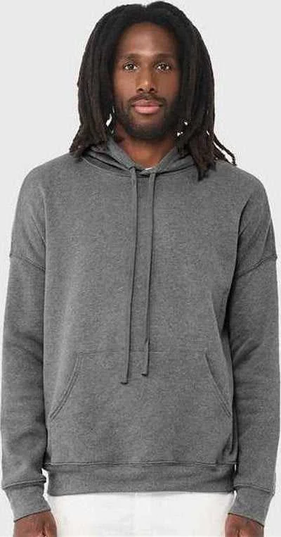 Bella + Canvas 3729 Sponge Fleece Drop Shoulder Hoodie - Deep Heather