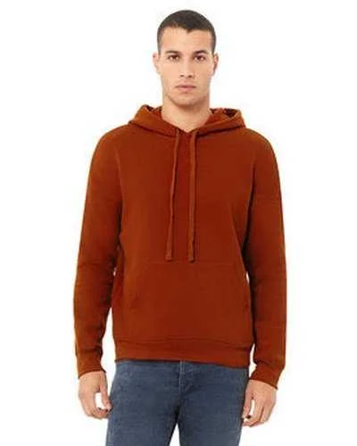 Bella + Canvas 3729 Unisex Sponge Fleece Pullover Dtm Hoodie - Brick