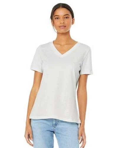 Bella + Canvas 6405 Ladies' Relaxed Jersey V-Neck T-Shirt - Vintage White