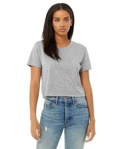 Bella + Canvas B8882 Ladies' Flowy Cropped T-Shirt - Athletic Heather