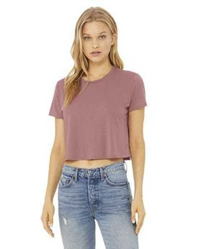 Bella + Canvas B8882 Ladies' Flowy Cropped T-Shirt - Mauve