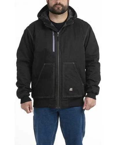 Berne HJ61 Men's Modern Hooded Jacket - Black