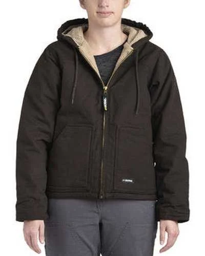 Berne WHJ43 Ladies' Softstone Hooded Coat - Dark Brown