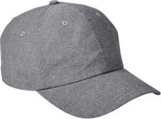 Big Accessories BA614 Summer Prep Cap - Black Chambray