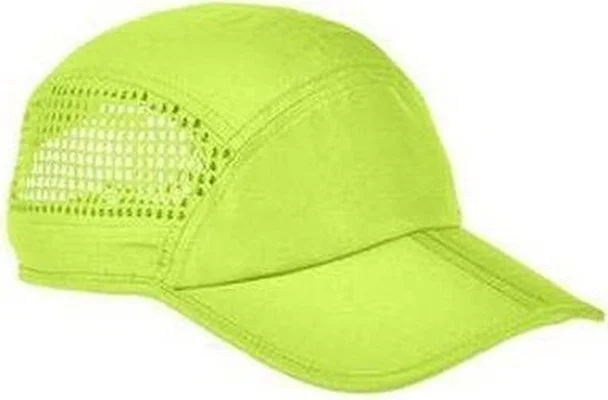 Big Accessories BA657 Foldable Bill Performance Cap - Neon Yellow